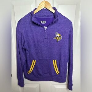 Minnesota Vikings Quarter Zip Sweatshirt